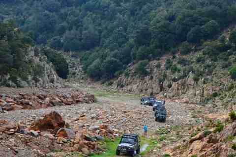 Land Rover tour Sardaigne 4x4